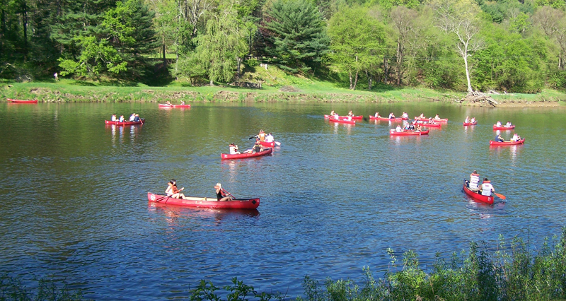 Cook Forest Red Canoe Flotilla